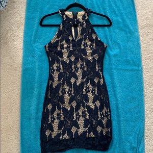Black Lace Bodycon Dress